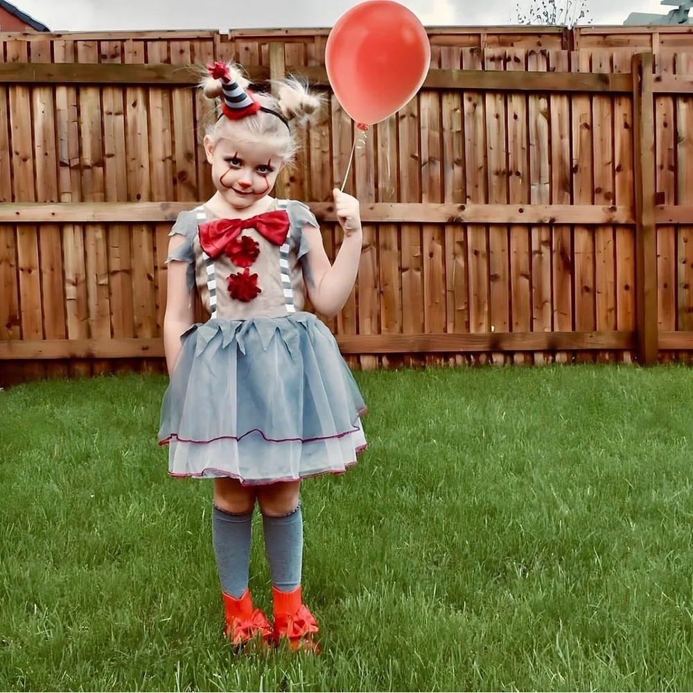 NWT Vintage Clown Girl Costume